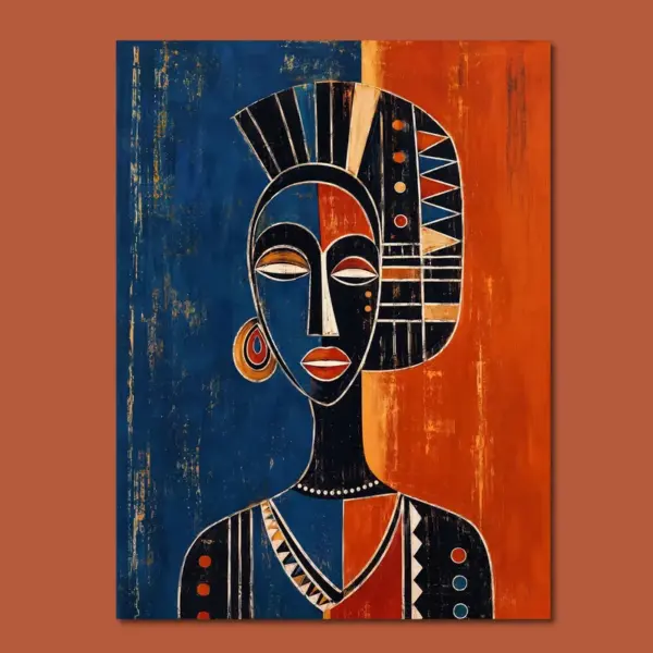 Ember & Indigo — Geometric Muse