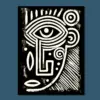 SKU0040_Tribal_02__bck_blu The Watching Eye — Monochrome Totem