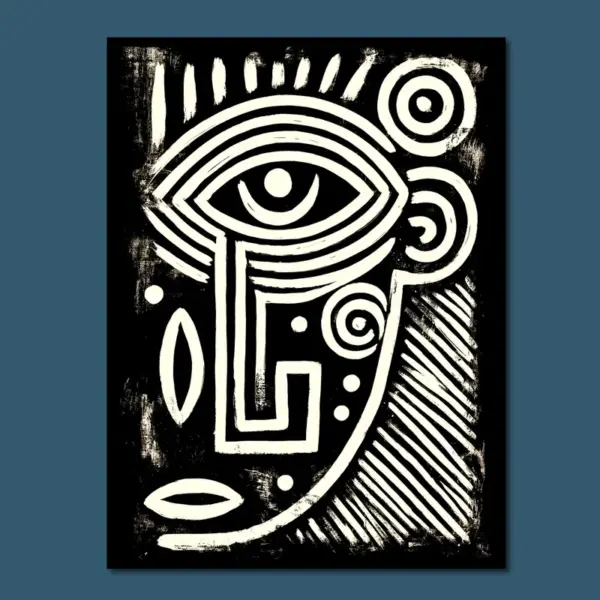 SKU0040_Tribal_02__bck_blu The Watching Eye — Monochrome Totem
