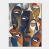 Many Voices — Abstract Faces