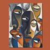 Many Voices — Abstract Faces