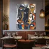 Many Voices — Abstract Faces