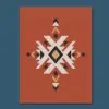 SKU0046_Pattern_01__bck_blu Terracotta Compass — Geometric Symbol
