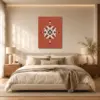 SKU0046_Pattern_01__bck_brm Terracotta Compass — Geometric Symbol