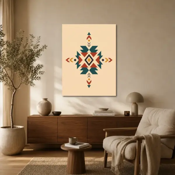 SKU0047_Pattern_02__bck_lvn Desert Rhythm — Geometric Harmony