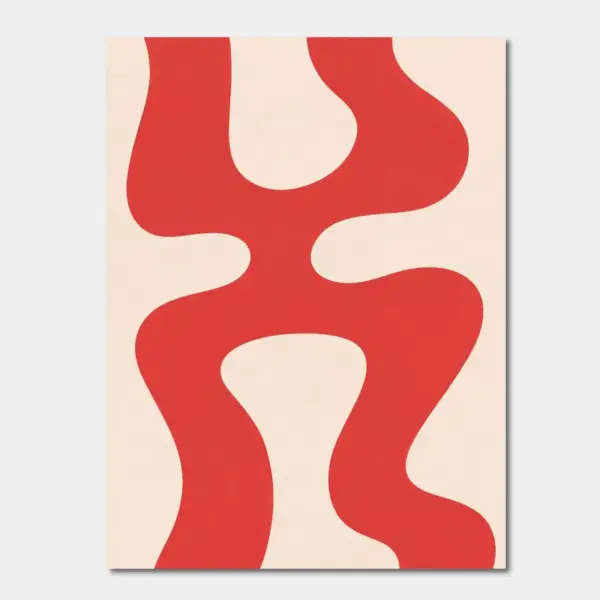 SKU0049_Pattern__back_lgt Crimson Flow — Organic Minimalism