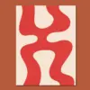 SKU0049_Pattern__back_trc Crimson Flow — Organic Minimalism