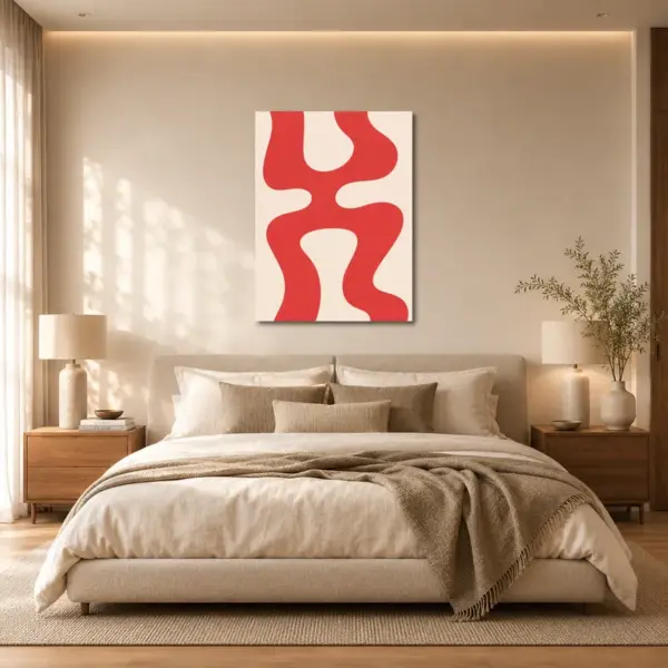 SKU0049_Pattern__bck_brm Crimson Flow — Organic Minimalism