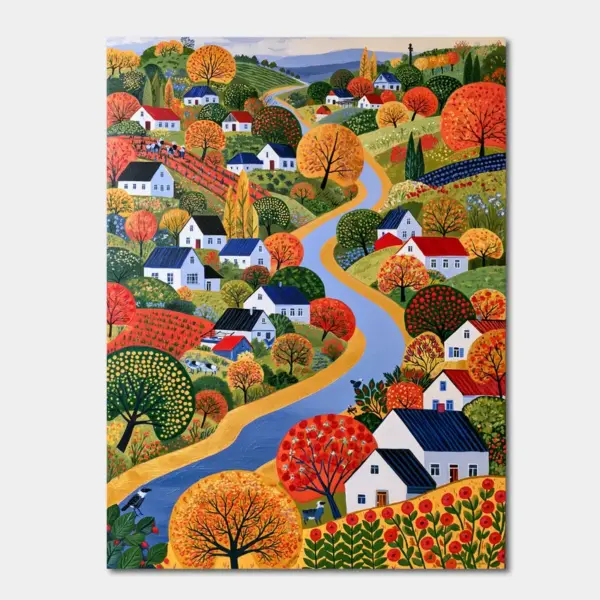 Amber Roads Through Autumn