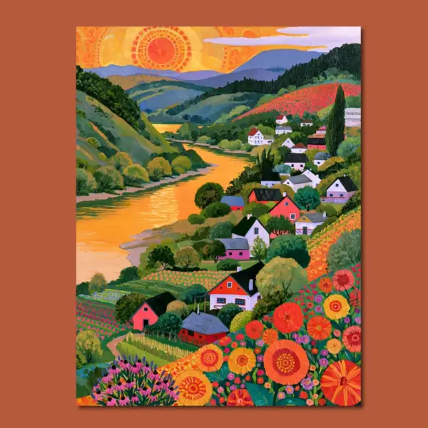 SKU0067__back_trc River Through a Painted Country