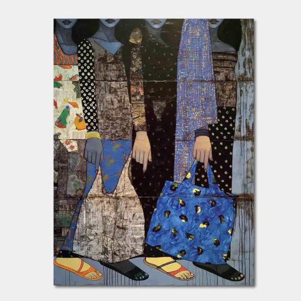Blue Cloth, Golden Birds