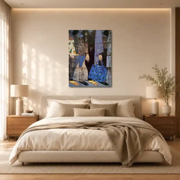 Blue Cloth, Golden Birds