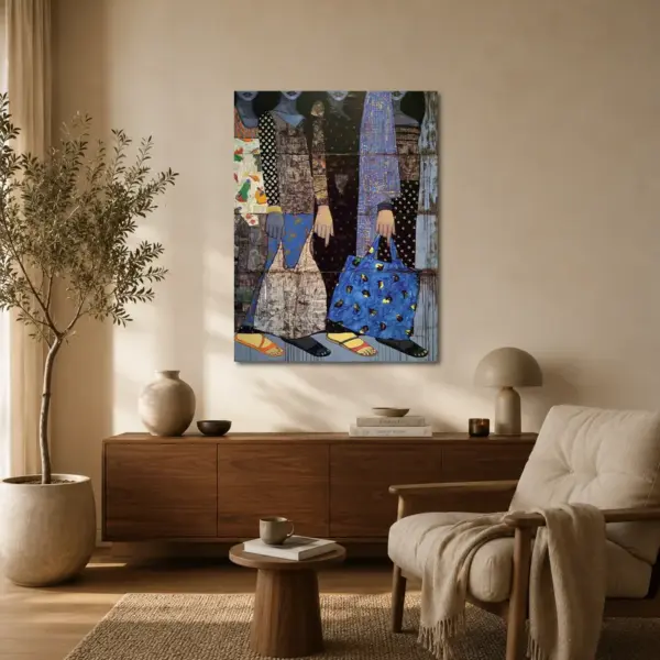 Blue Cloth, Golden Birds