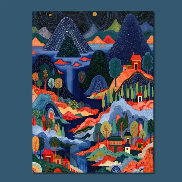 SKU0090__bck_blu Lanterns in the Mountain Country