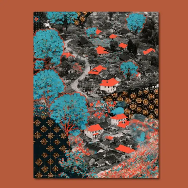 Red Roofs in the Charcoal Forest