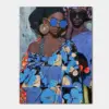 Women in Butterfly Blue