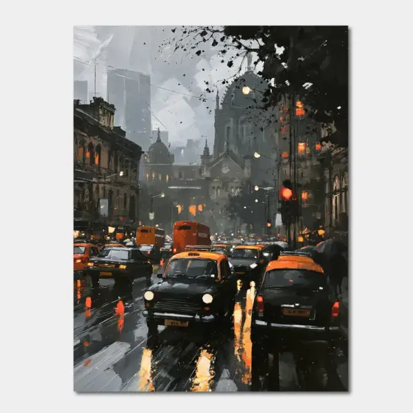 SKU0122_01 Wet Streets at Blue Hour