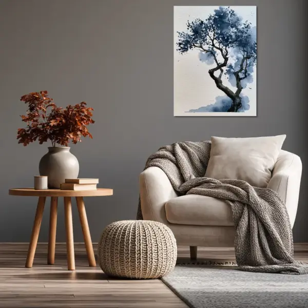 SKU0141_02 Blue Tree in Still Air