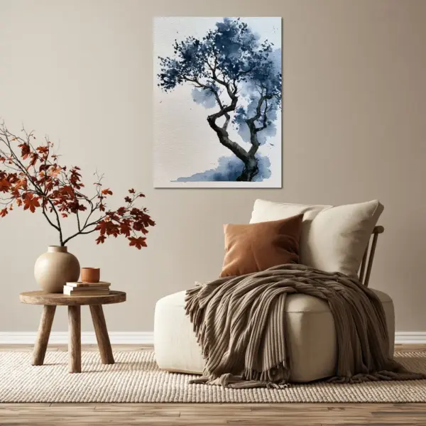 SKU0141_04 Blue Tree in Still Air