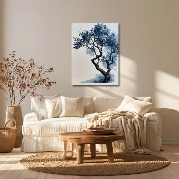 SKU0141_05 Blue Tree in Still Air