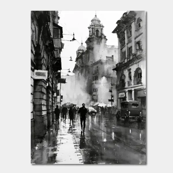 SKU0142_01 Rain Along the Old Quarter