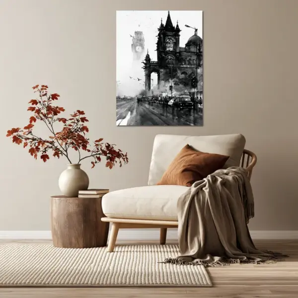 SKU0147_02 Gothic Clocktower in Wash