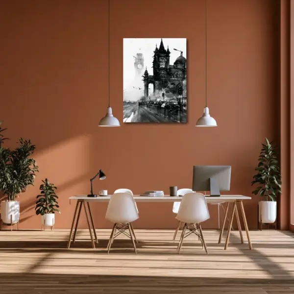 SKU0147_04 Gothic Clocktower in Wash