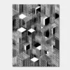 SKU0157_01 Floating Gridworks in Black and White