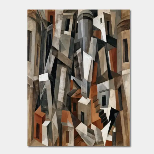 Shattered Urbanity Cubist Structure