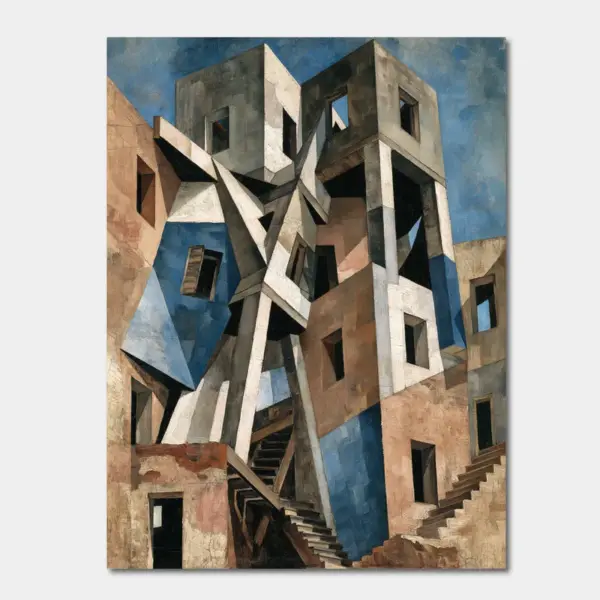 Blue Facade Fragments