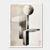 Moonlit Plinth Minimal Geometry