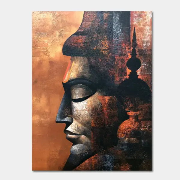 Lord Buddha in Golden Silence