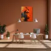 Lord Hanuman in Vermilion Light