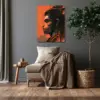 Lord Shiva in Crimson Meditation