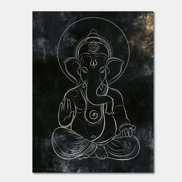 Lord Ganesha in Midnight Grace