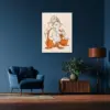 Lord Ganesha in Saffron Serenity