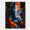 Lord Ganesha in Abstract Harmony