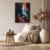 Lord Ganesha in Abstract Harmony