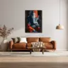 Lord Ganesha in Abstract Harmony