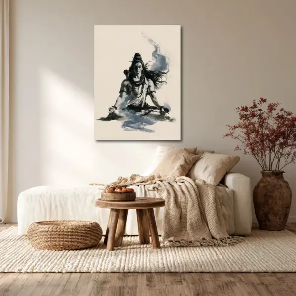 SKU0199_02 Lord Shiva in Himalayan Stillness