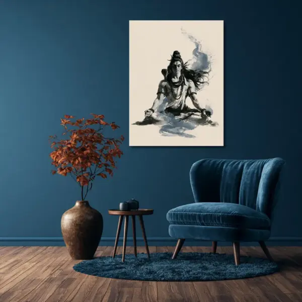 SKU0199_03 Lord Shiva in Himalayan Stillness