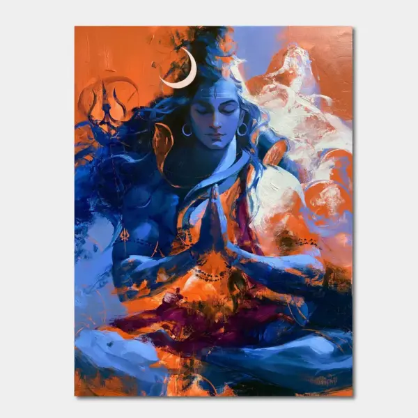 Lord Shiva in Sacred Flame