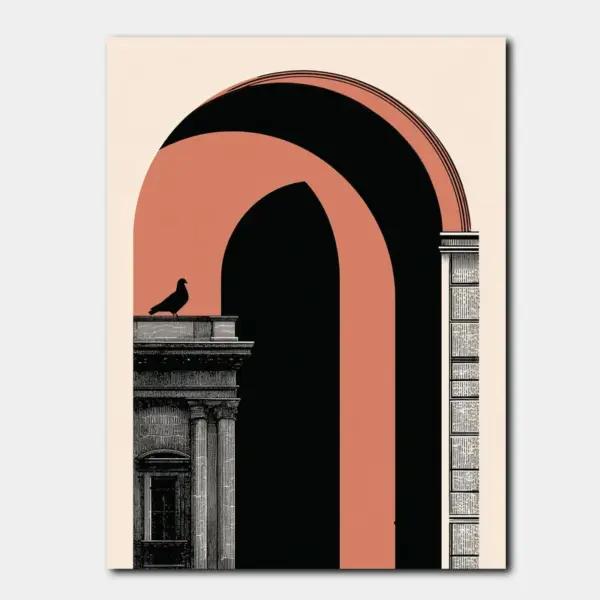 Terracotta Arch Minimalist Architecture