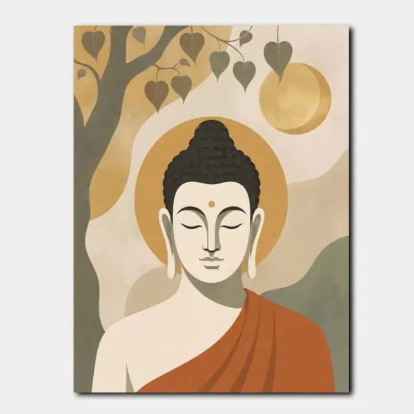 SKU0061_01 Buddha Under the Sacred Bodhi Tree
