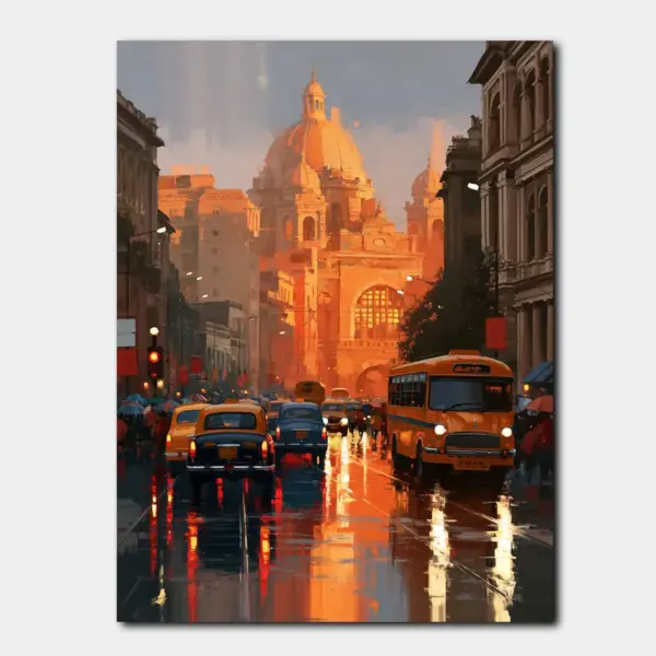 Monsoon Glow at the Victoria Memorial