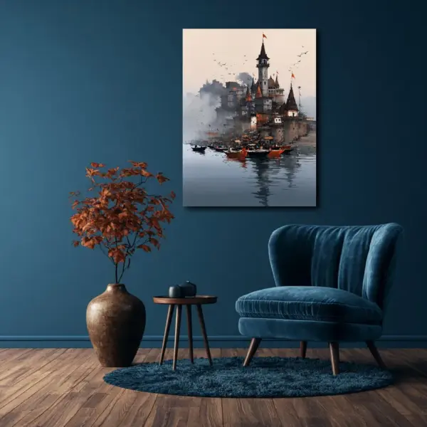 Castle Adrift at Dawn