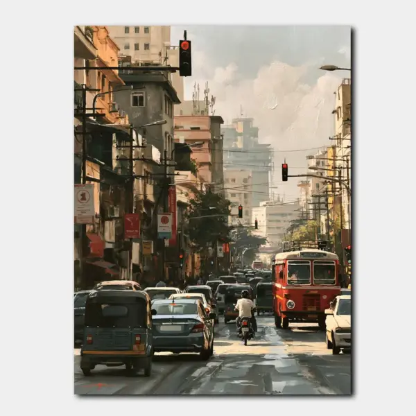 Old Town of Kolkata in Motion