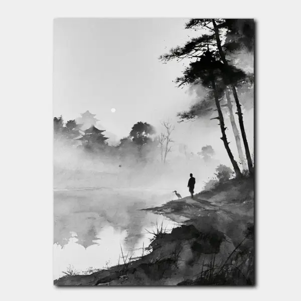 Pilgrim on the Misty Ridge