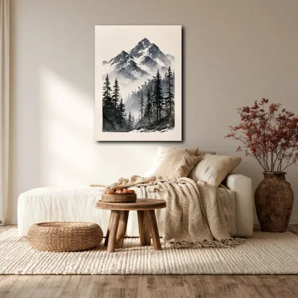 Pines Beneath the Summit