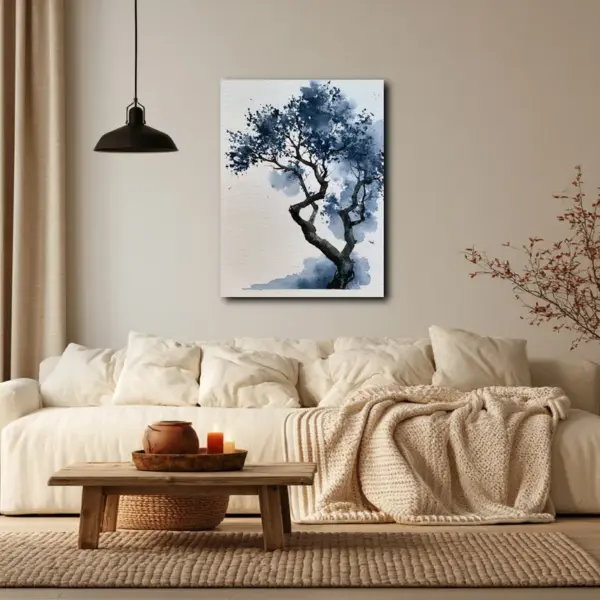 SKU0141_05 Blue Tree in Still Air